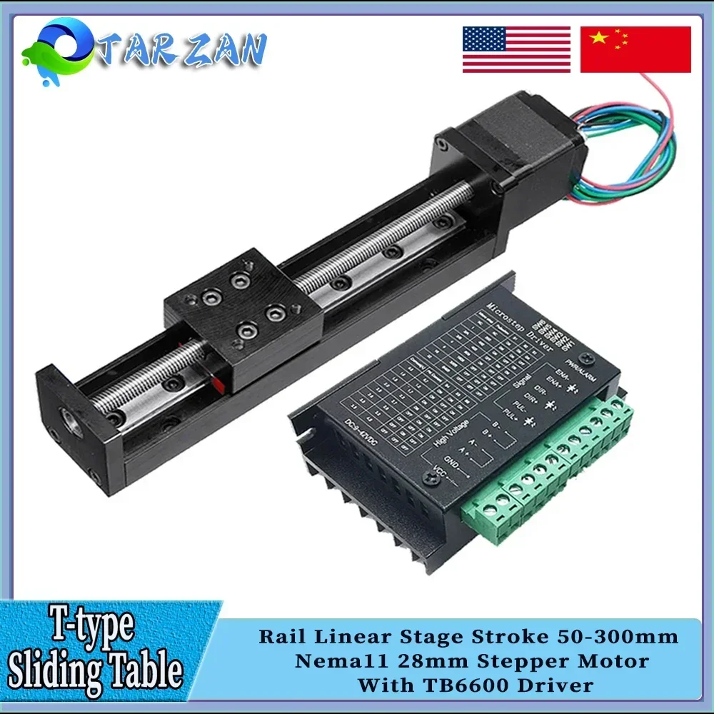 Linear Rail Mgn12H Set - Mini Mesa Deslizante Tipo T com