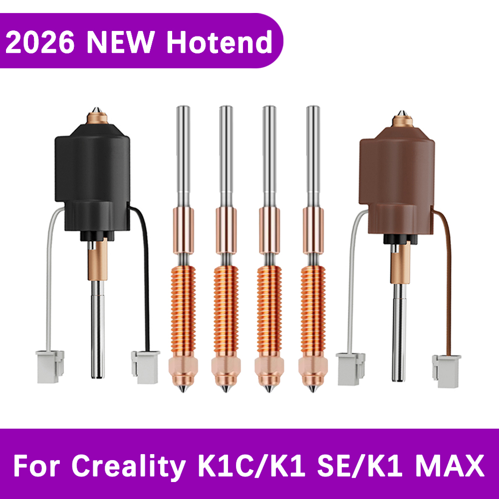 High Flow Ceramic Hotend - NOVO Hotend 2026 para Creality K1C