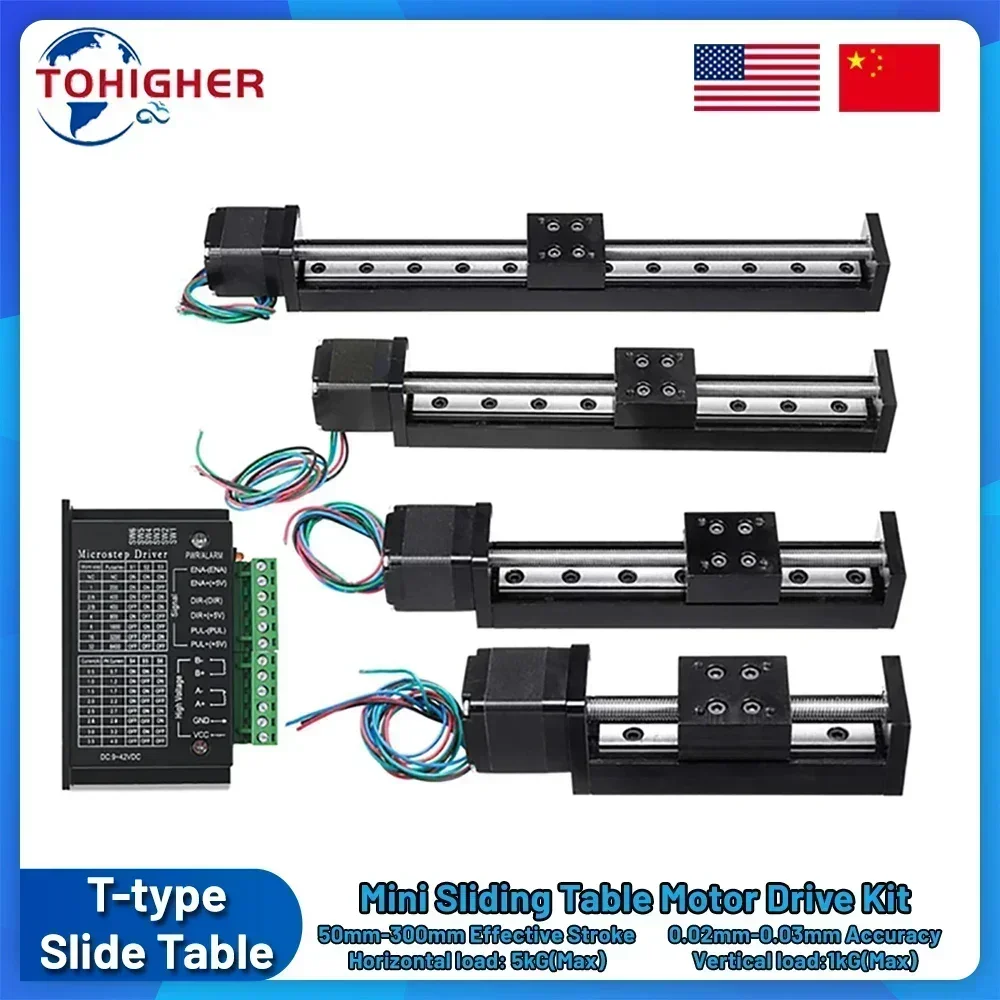 Linear Rail Mgn12H Set - Mesa deslizante motorizada tipo t, trilho