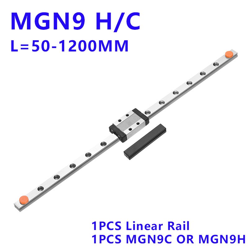 1 peça guia linear mgn9 9mm 10 - Linear Rail Mgn12H Set avaliação e preço