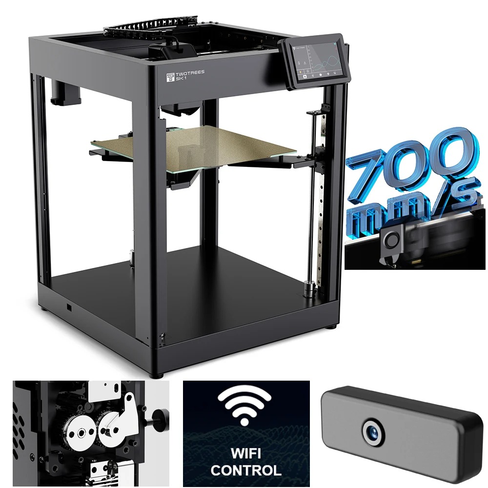 Impressora 3D Twotrees SK1 de  - Corexy 3D Printer Kit avaliação e preço